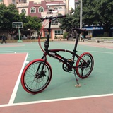 HITO 451/20英寸 变速 铝合金超轻便携式折叠自行车 成人/学生车