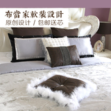 布巾巾新中式样板房床品9件套家具卖场床笠式高档样板间床上用品