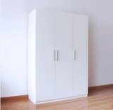 现代简约时尚创意板式衣柜 三门衣柜储物柜 可定制板式衣柜三门