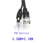 SPOE 12v 一线通分离器 POE供电非智能分离器 12V监控供电器