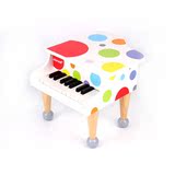 出口法国Janod木质三角七彩小钢琴玩具 培养宝宝的音乐细胞手感好