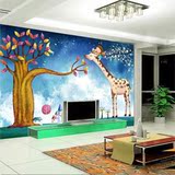 唯美梦幻卡通动漫环保壁画客厅儿童卧室电视背景墙纸无缝整张壁纸