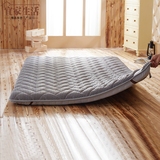 宜家4D加厚床垫1.8m防螨透气榻榻米床褥1.5m折叠定做1.2m学生地铺