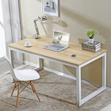 简易电脑桌宜家书桌时尚简约双人办公桌台式家用写字台可定制