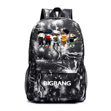学院风旅行休闲BIGBANG韩国GD权志龙闪电双肩包女潮帆布书包背包