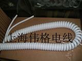 直销纯铜三芯弹簧线3X2.5 螺旋电缆 耐磨电线 电源线3*2.5拉伸5米