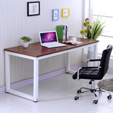 包邮简易电脑桌时尚简约双人办公桌宜家台式家用写字书桌子可定制
