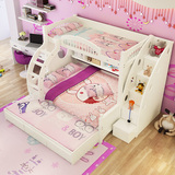 韩式儿童床高低床子母床1.2双层床上下床儿童家具1.5成人实木女孩