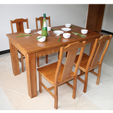 长方桌长条桌长方形餐桌实木餐桌组合大餐桌圆餐桌折叠家庭家用