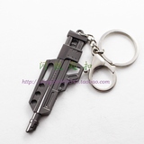 男士礼品金属钥匙扣 合金男士汽车钥匙扣挂件 玩具枪模型钥匙扣