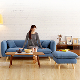布艺沙发小户型双人时尚创意北欧卧室简约现代可拆洗特价宜家沙发