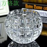包邮 圆球形方形绿萝铜钱草水培玻璃花瓶 现代水晶透明玻璃花瓶