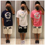 Venjoy香港专柜代购AAPE男16夏镭射猿人图案短袖T恤17