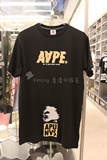 Venjoy香港专柜代购AAPE女16夏猿人品牌字母印花短袖T恤75折9