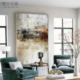 现代公司会所装饰画卧室客厅大尺寸挂画样板间艺术画玄关抽象油画