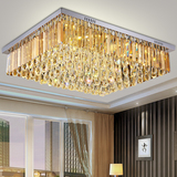 客厅灯具水晶灯大气长方形大厅吸顶灯LED现代餐厅灯卧室时尚灯具