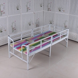 儿童床可折叠单人床带护栏1.5米男孩女孩幼儿床铁艺床