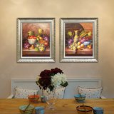 静物水果 花卉装饰画纯手绘油画高档欧式中式餐厅客厅酒店挂画
