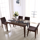 北欧餐桌 小户型大理石餐桌椅组合橡木实木餐桌 创意简约简欧餐台