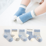宝宝袜子纯棉0-1-3-5-7岁新生婴儿男女儿童春秋季冬款3-6-12个月