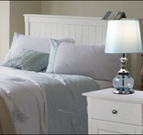 现代简约创意北欧宜家美式地中海台灯蓝色玻璃客厅卧室床头台灯具
