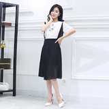 【天天特价】2016韩国代购新款时尚雪纺裙春夏季两件套连衣裙套装