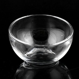 水晶玻璃果盘斜口碗透明调料大中小号半圆球自助餐火锅碗创意餐具