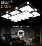 创意LED客厅吸顶灯卧室长方形客厅餐厅厨房卫生阳台简约温馨灯具