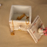 欧式首饰盒复古树脂饰品盒 奢华发饰收纳盒创意装饰盒钥匙盒子