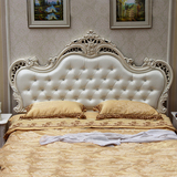 新款床头板欧式软包靠背法式床头烤漆公主床头儿童床头板婚床定做