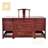 五百年红木家具缅甸红酸枝木办公桌椅子实木桌子中式办公椅