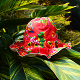 北京森林户外渔夫帽女休闲遮阳帽可折叠太阳帽民族风防晒双面女式