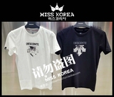 韩国正品代购DESCENTE迪桑特运动短袖T恤男女情侣款S6223ITS06