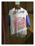 Five Plus商场专柜正品代购蓝白拼色中袖衬衫2HF2016800