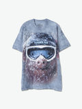 正品包邮   THE MOUNTAIN 雪地猪短袖T恤