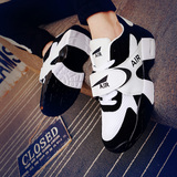 耐克风格新款透气低帮情侣鞋女士潮流时尚韩版气垫运动鞋阿迪风格