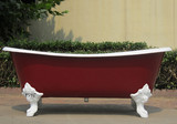 简派卫浴1.5米欧式独立自由移动铸铁浴缸1.83米双人泡澡洗澡缸