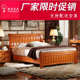 实木床 双人床 单人床 板式床1.2米1.5米1.8米床厦门出租房床特价