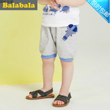 巴拉巴拉男童短裤小童宝宝针织裤子童装2016夏装新款儿童休闲短裤