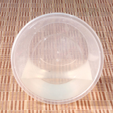 一次性餐盒750毫升注塑透明汤碗打包碗圆形环保塑料餐具外卖保鲜