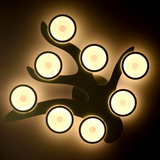 个性led花式吸顶灯现代客厅卧室灯具大气咖啡厅北欧吧台写字楼灯