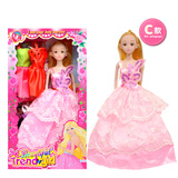 芭比娃娃礼盒套装时尚洋娃娃关节可动梦幻衣橱女孩玩具生日礼物