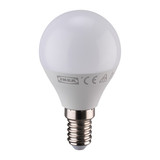 IKEA宜家代购 里耶E14LED 球形节能灯泡白色冷光2.8w瓦特 4000k开