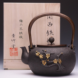 青竹堂铁壶日本原装进口无涂层铸铁茶具纯手工南部铁器老茶壶特价