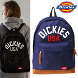Dickies双肩包2016新款男女休闲背包大中学生书包时尚印花旅行包