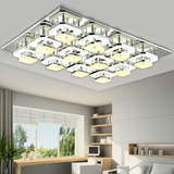 新品LED不锈钢灯饰现代简约客厅卧室吸顶灯时尚书房会议室灯具