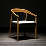 北欧餐椅家具组合布艺现代简约休闲座椅宜扶手时尚实木电脑椅子