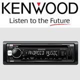 KENWOOD/建伍KDC-100UB/W汽车音响改装CD主机日本建伍车载接收机