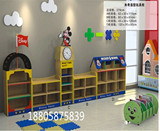 儿童早教图书架宝宝卡通展示架塑料简易小书柜幼儿园整理架收纳架