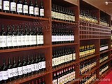 精品货架红酒白酒展示柜烟酒展柜超市展示架实木质货架陈列柜货柜